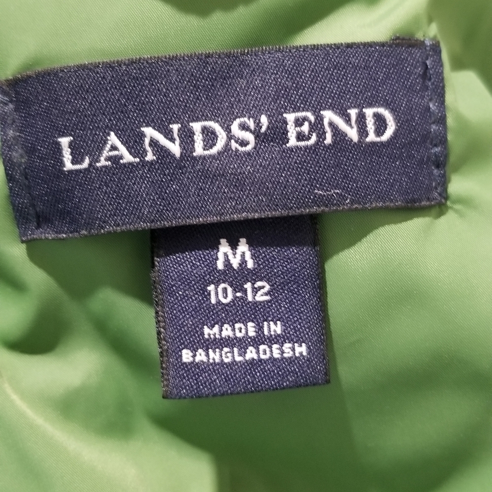 Women's Lands End Puffer Down Vest M - Picture 3 of 6